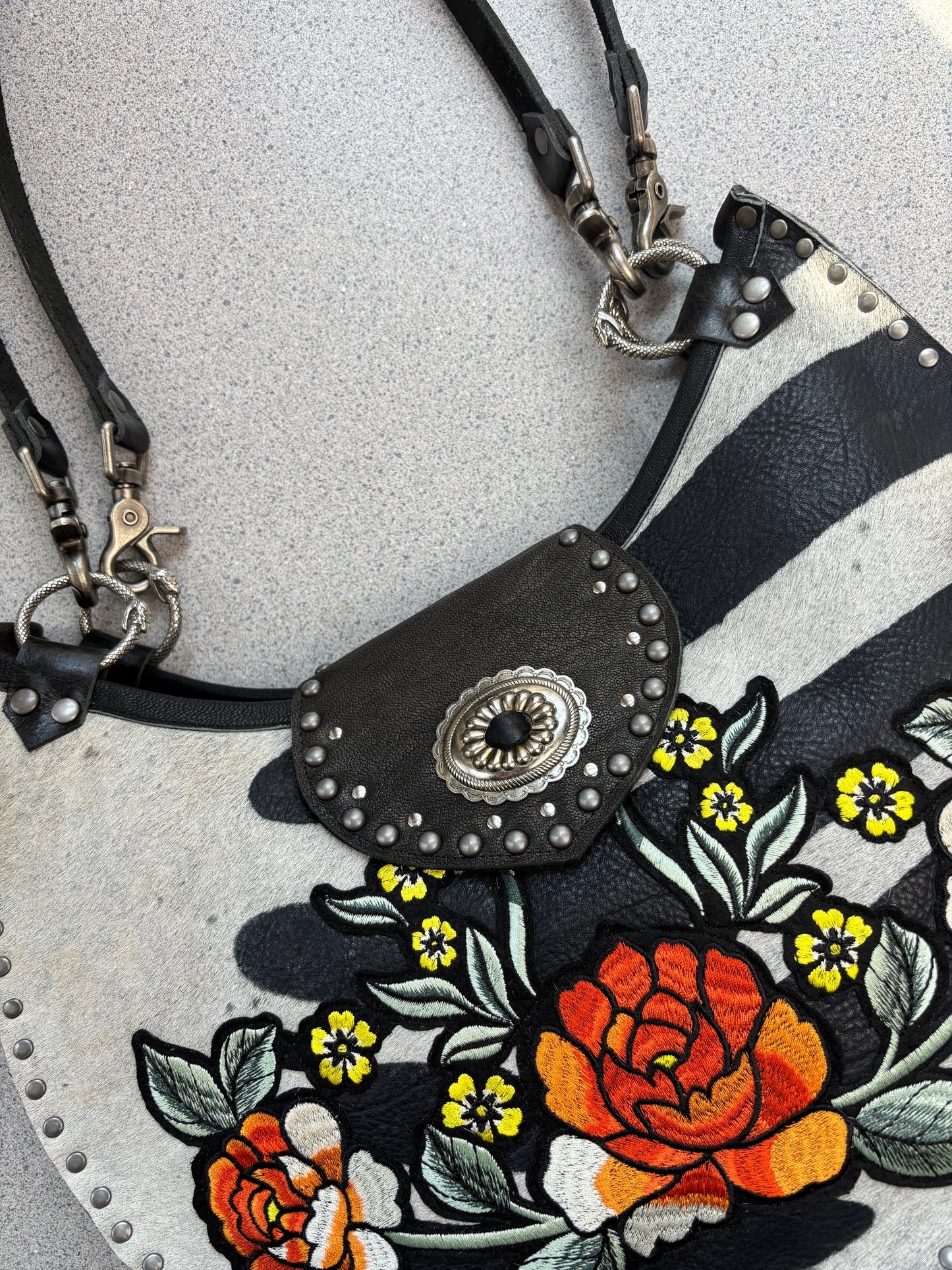Zebra Poppy Bag