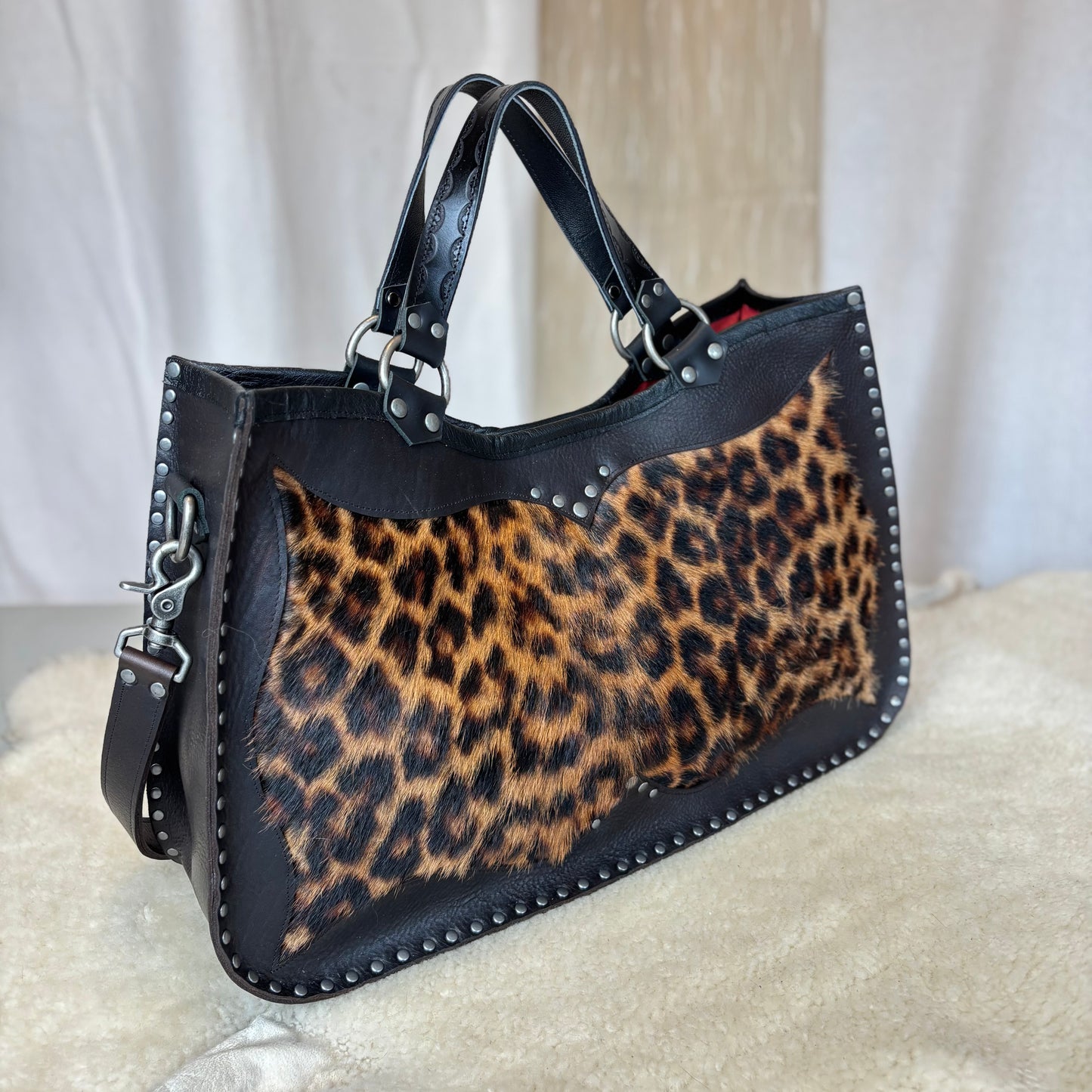 Leopard Box Bag