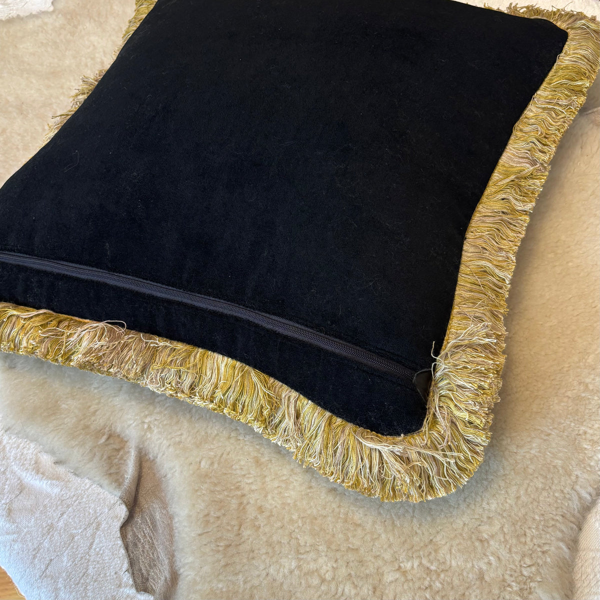 Art Cats Vintage Velvet Pillow