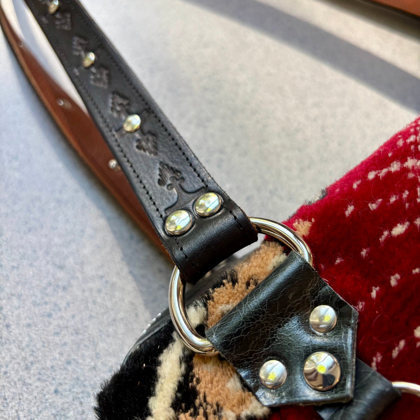 Vintage Tapestry Jumbo Jesus Carpet Bag