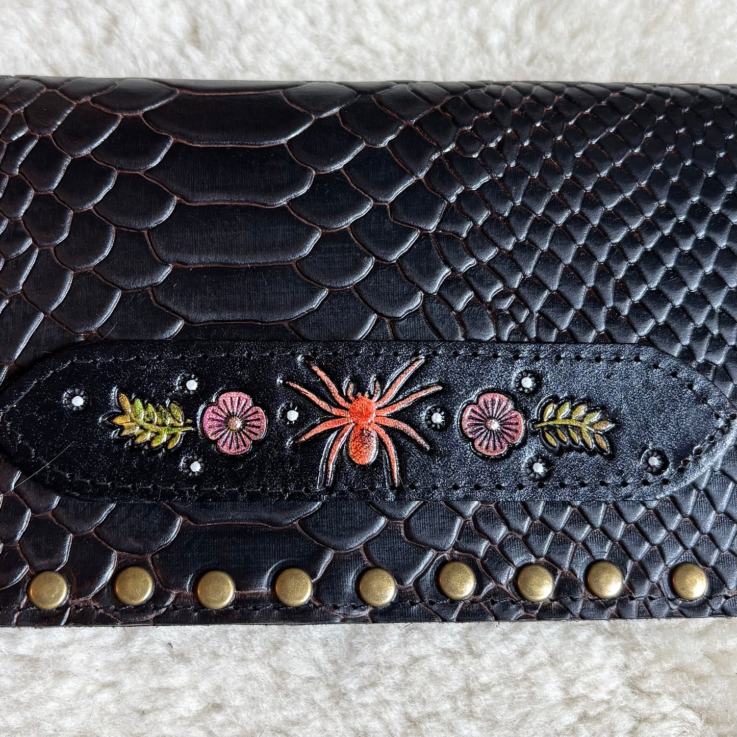 Full Size Python Wallet with Spider