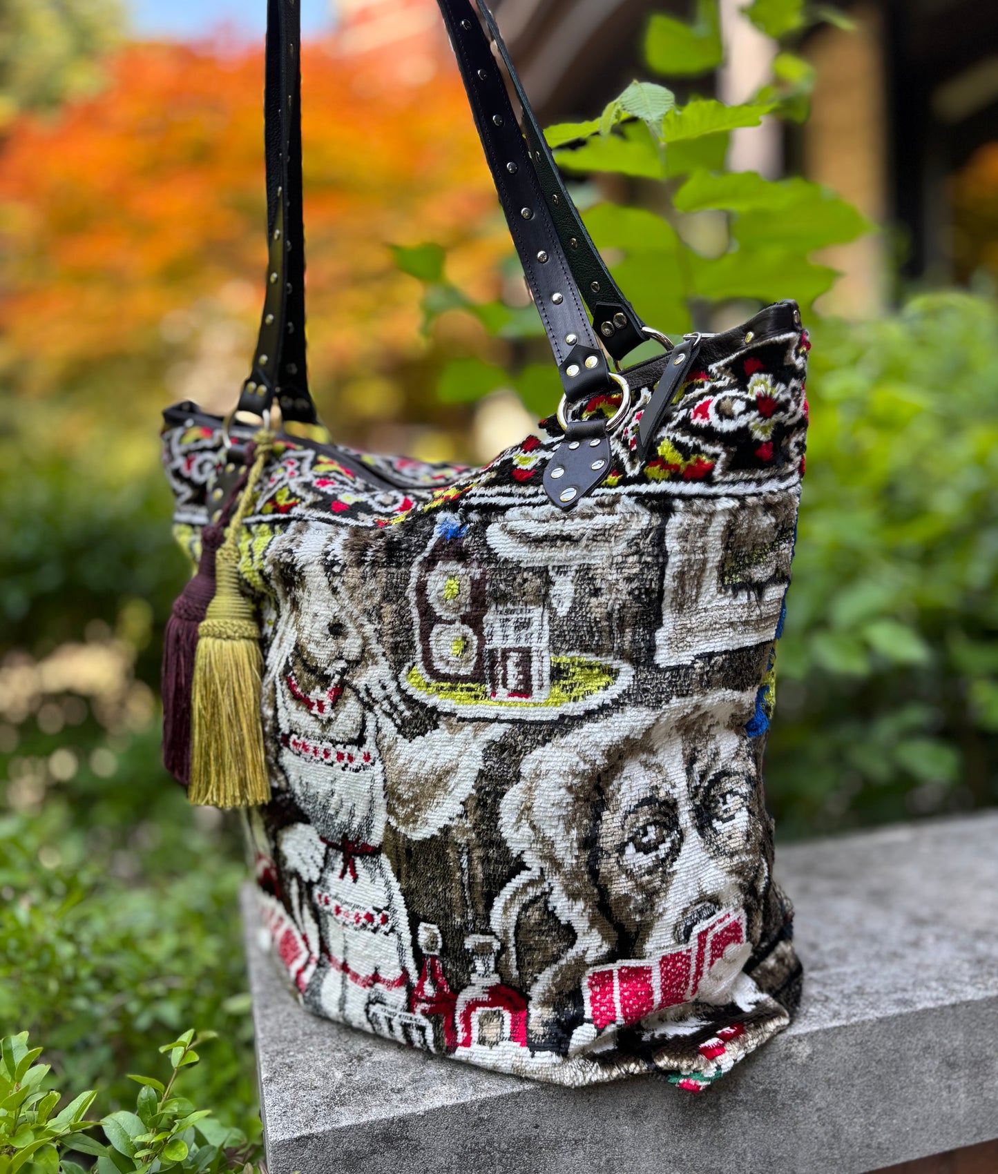 Canine Sinners Velvet Ziptop Bag