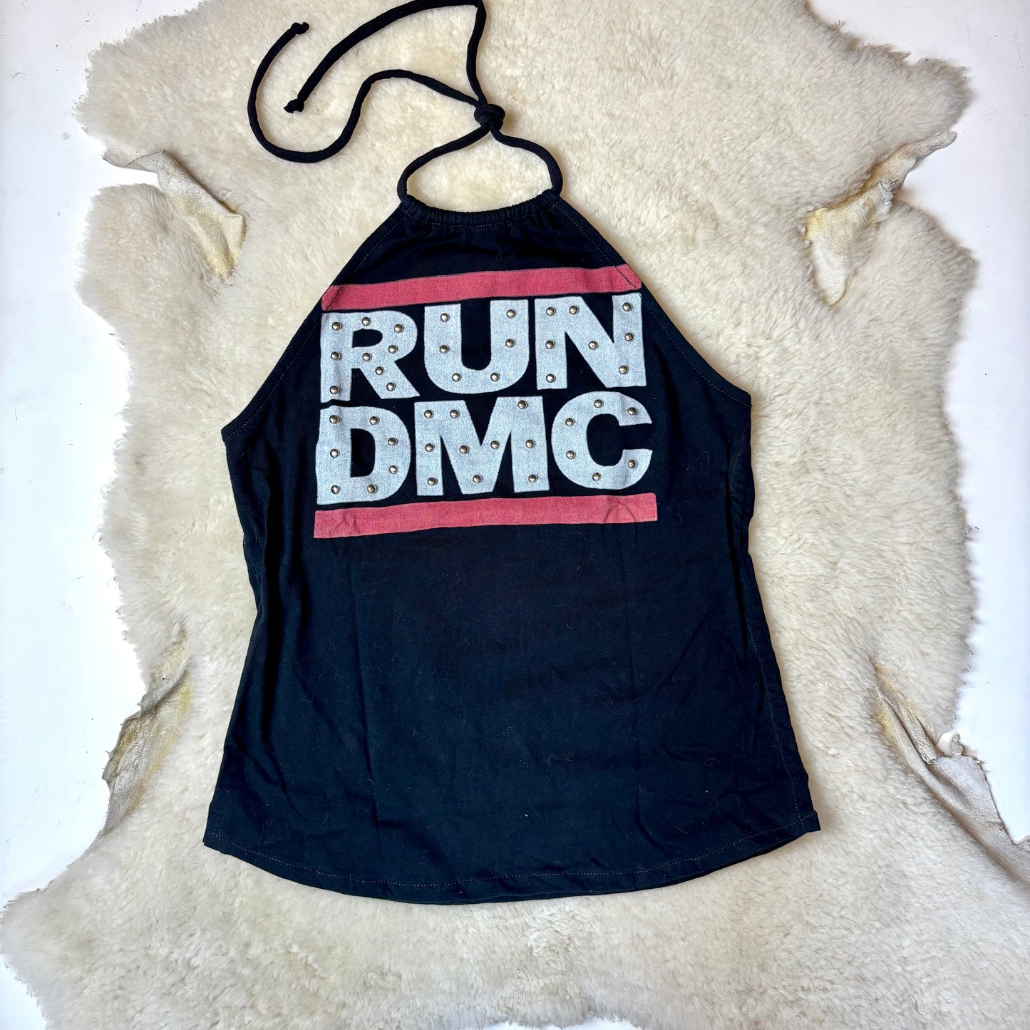 RUN DMC Upcycled Halter Top