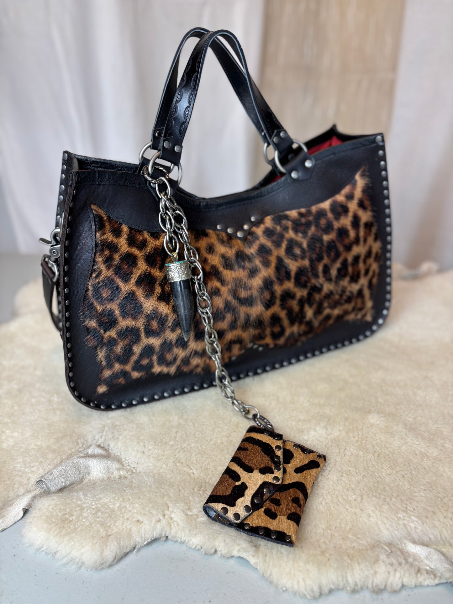 Leopard Box Bag