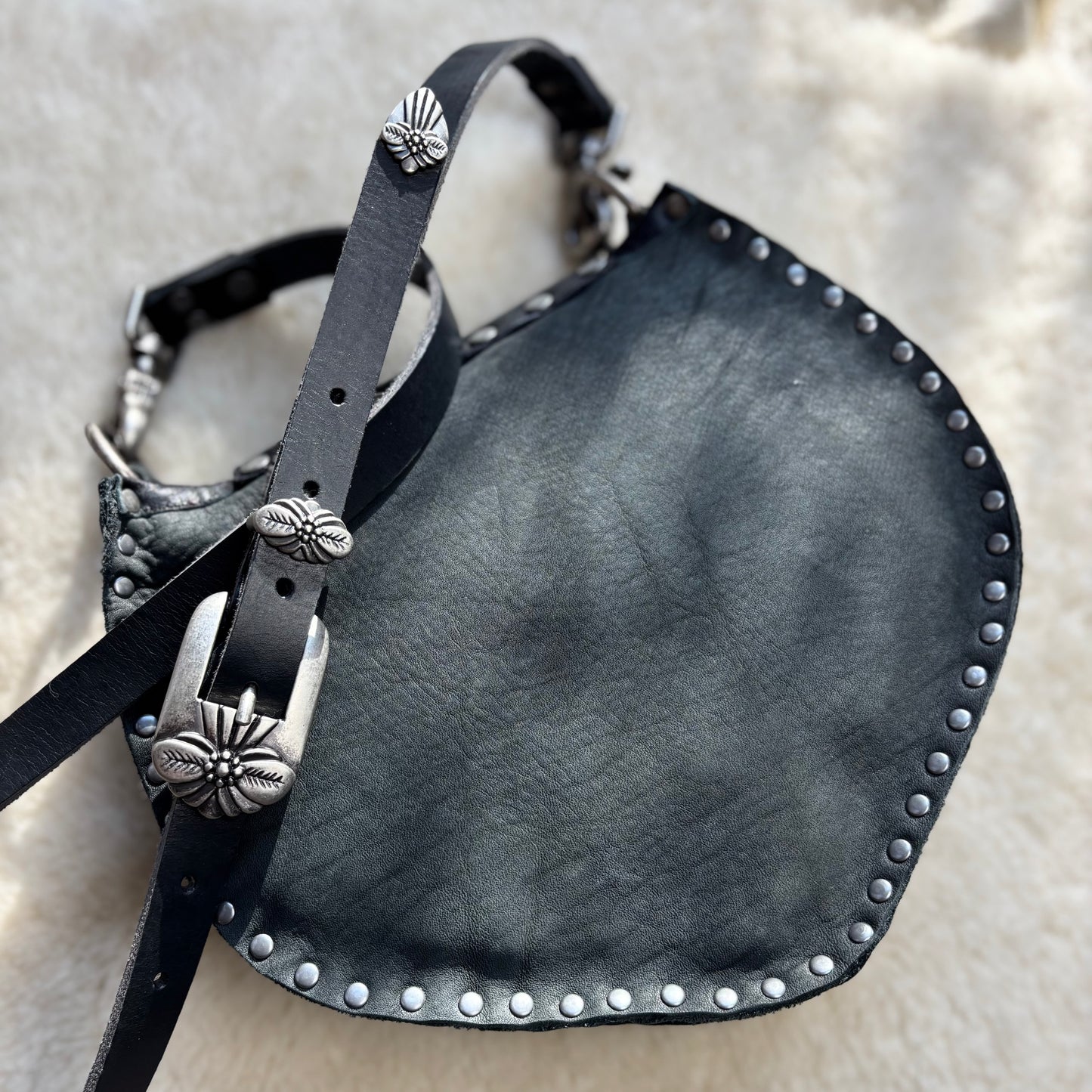 Leopard Hair-on Crossbody Bag