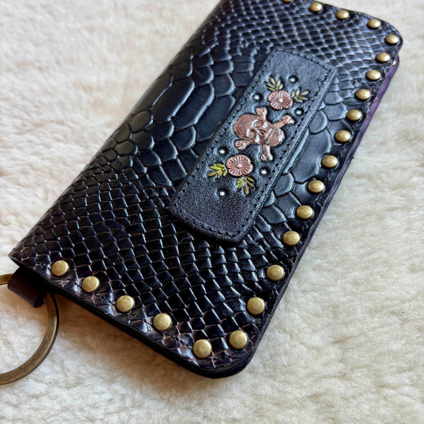 Skull Python Medium Sized Wallet