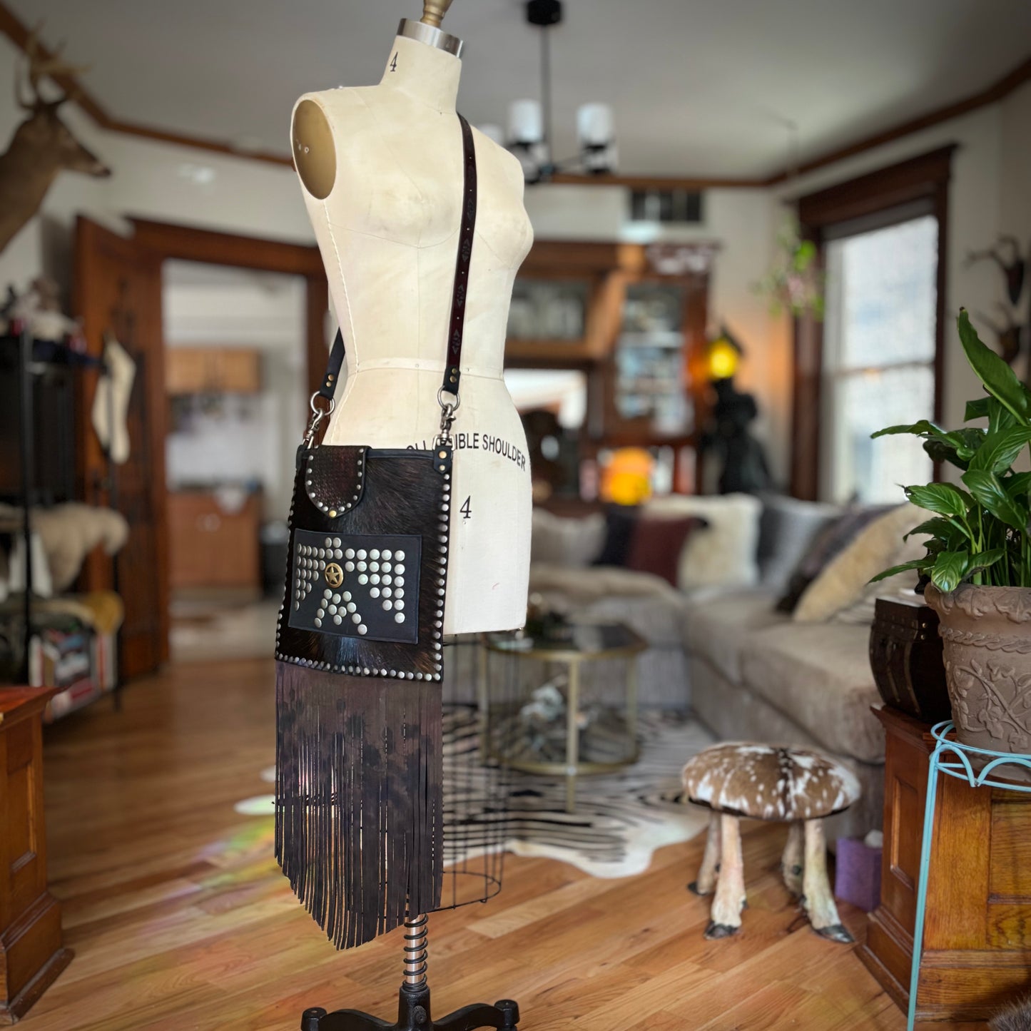 Hair On Hide Thunderbird Bag