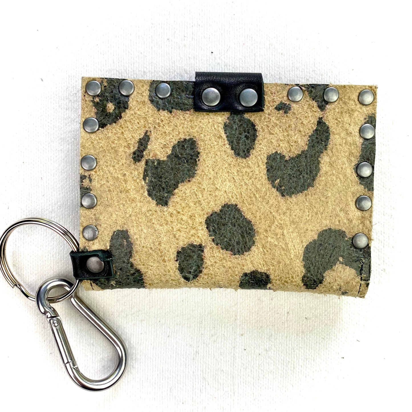 Leopard Wallet with Cool Bolts